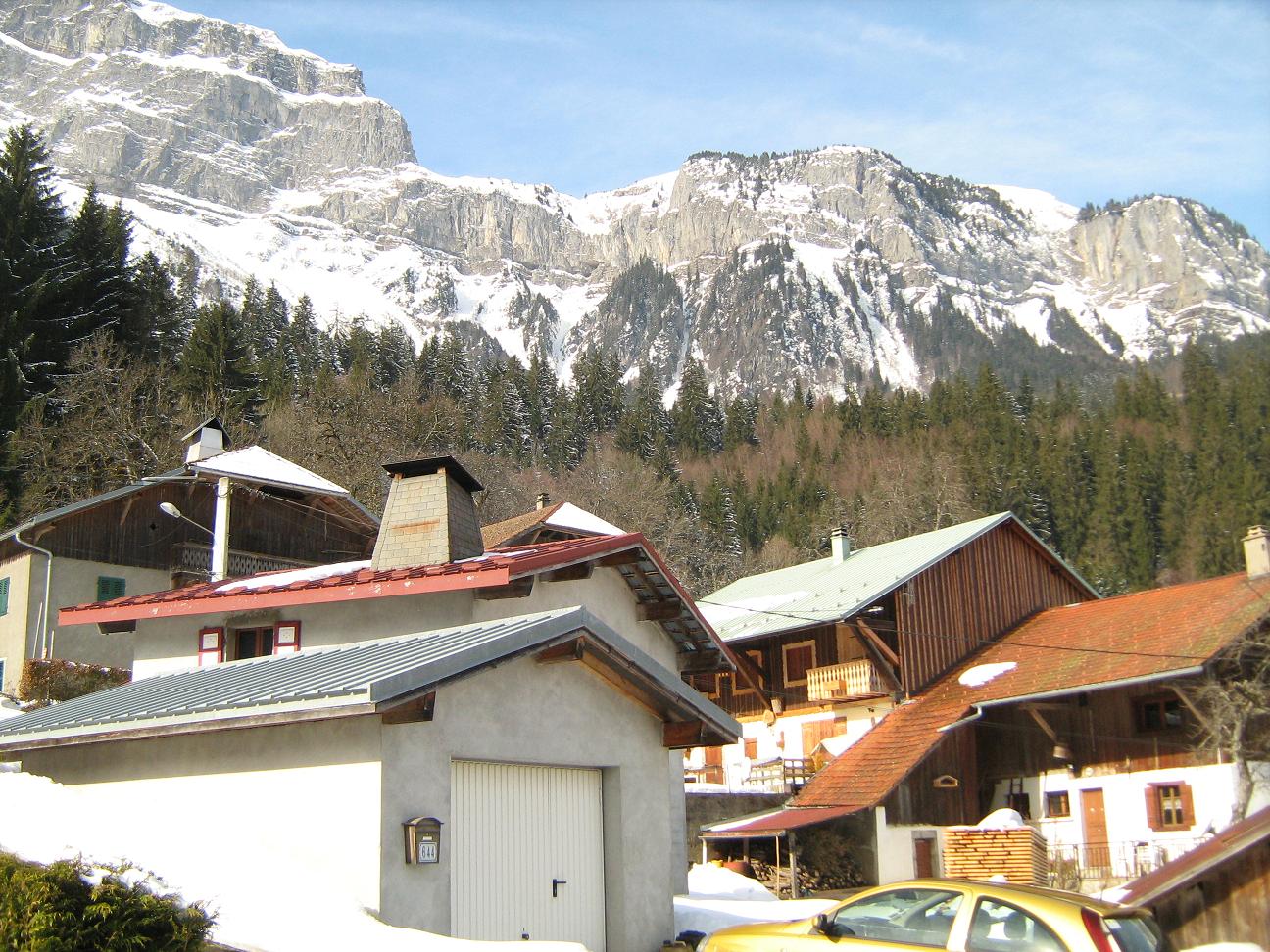 Le haut du village.